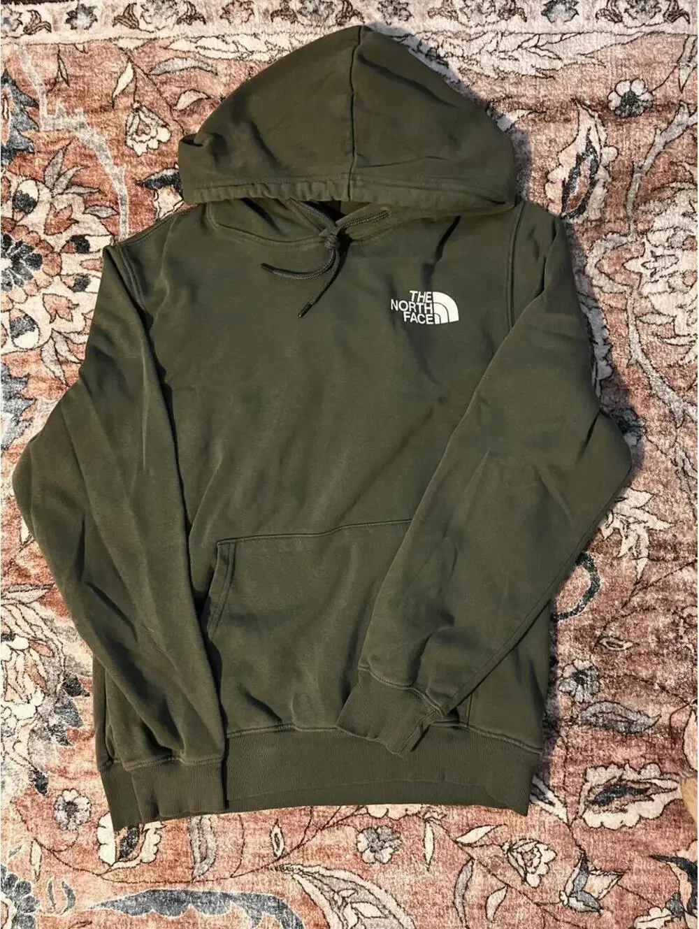 The North Face Men's Green and Khaki Hoody